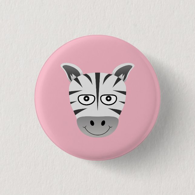 Zebra Button (Vorderseite)