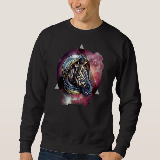 Zebra Cosmic Zebra Zebra Astronauten Space Sweatshirt