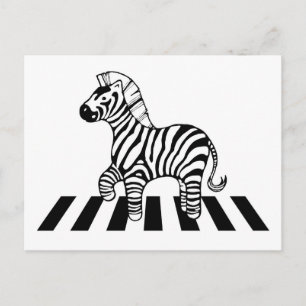 Zebra Crossing Postkarte