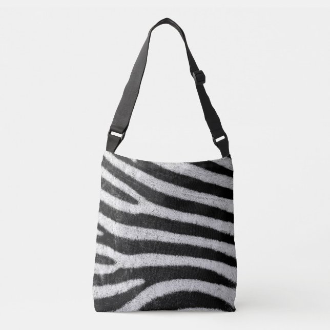 Zebra-Crossover Tragetaschen Mit Langen Trägern (Vorderseite)