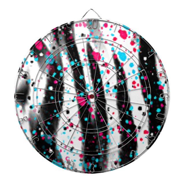 Zebra Dartscheibe (vorne)