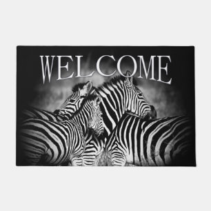 Zebra-Dazzle  Fußmatte