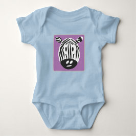 Zebra Design Baby Strampler