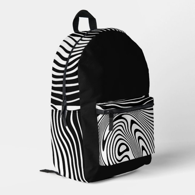 ZEBRA Design Rucksack  (Rückseitige Ecke links)
