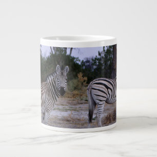 Zebra Doppelblick Foto Jumbo-Tasse