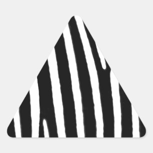 Zebra Dreieckiger Aufkleber