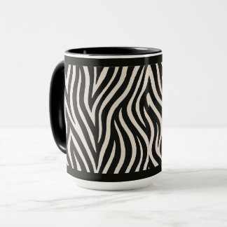 "ZEBRA DRUCK" - 15 OZ. KAFFEETASSE