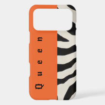 Zebra-Druck-ästhetische Handyhülle | Schwarz & Wei