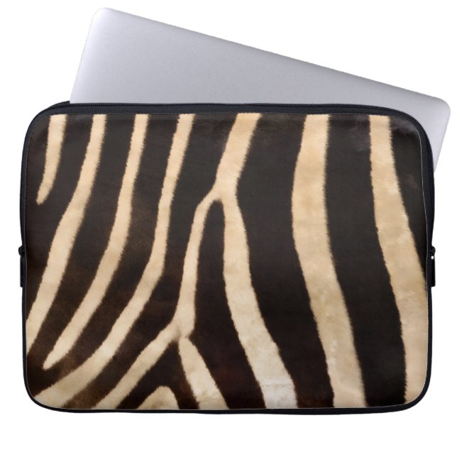 Zebra-Druck auf dem Ärmel auf dem Schoß Laptopschutzhülle (Vorderseite)