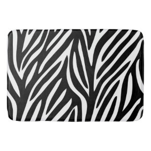 ZEBRA-DRUCK BADEMATTE