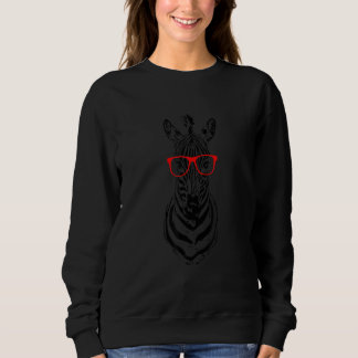 Zebra Druck Design Für Männer Frauen Streifen Equi Sweatshirt