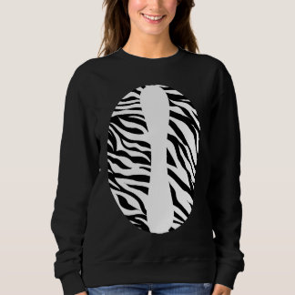 Zebra-Druck Dschungel-Themenparty Zoo-Tier-Hallowe Sweatshirt