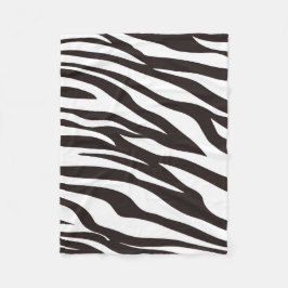 Zebra-Druck-Fleece-Decke Fleecedecke