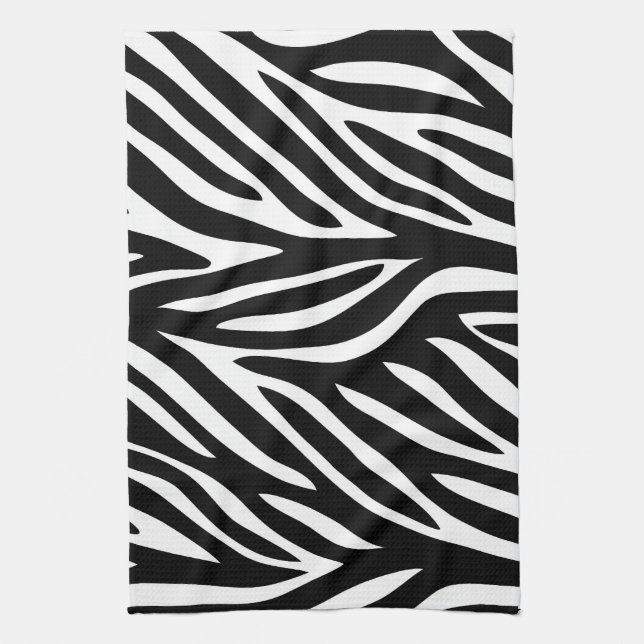 ZEBRA-DRUCK HANDTUCH (Vertikal)