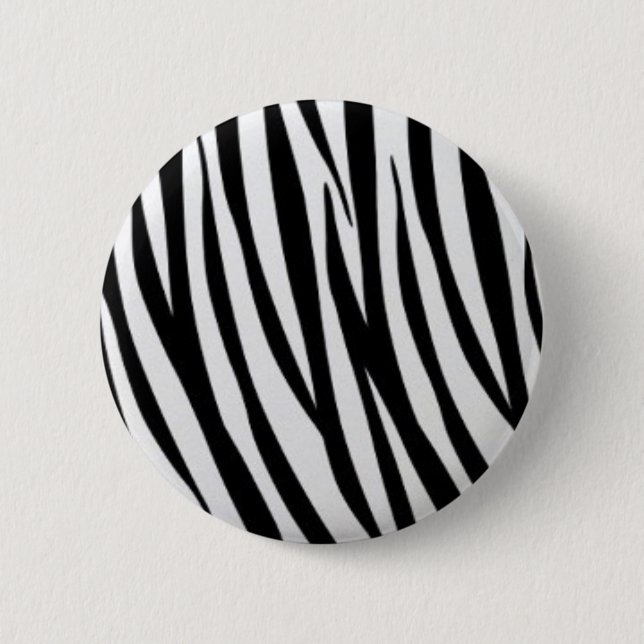 Zebra-Druck-Knopf Button (Vorderseite)