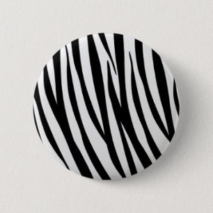 Zebra-Druck-Knopf Button