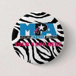 Zebra-Druck MPA-Knopf Button