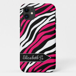 Zebra-Druck-pinkfarbener Mischung iPhone 5 Kasten Case-Mate iPhone Hülle