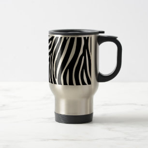 Zebra-Druck Reisebecher