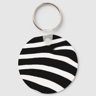 Zebra-Druck Schlüsselanhänger