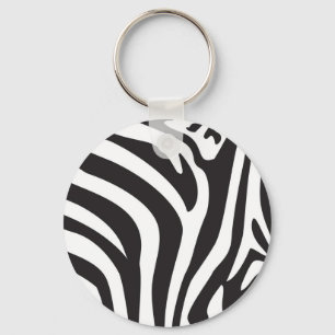 Zebra-Druck Schlüsselanhänger