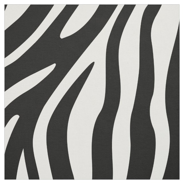Zebra-Druck-Schwarzweiss-Streifen-Muster Stoff (Muster)