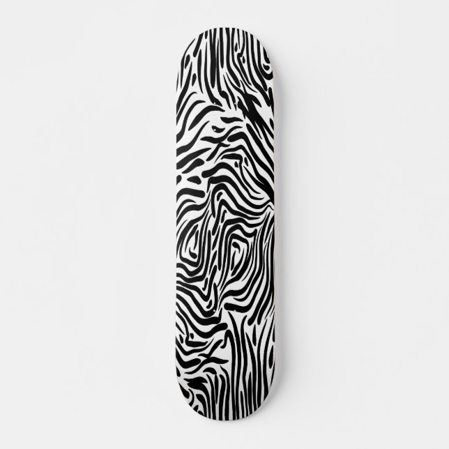 Zebra-Druck-Skateboards Skateboard (Vorne)