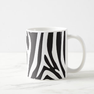 Zebra-Druck Tasse