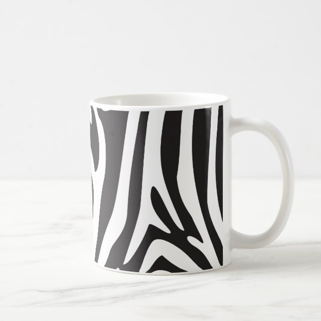 Zebra-Druck Tasse (Rechts)