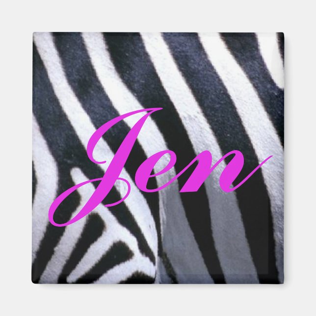 ZEBRA DRUCKMAGNET MAGNET (Vorne)