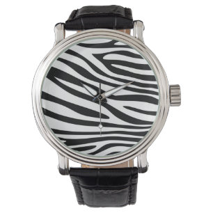 Zebra-DruckPelz Armbanduhr