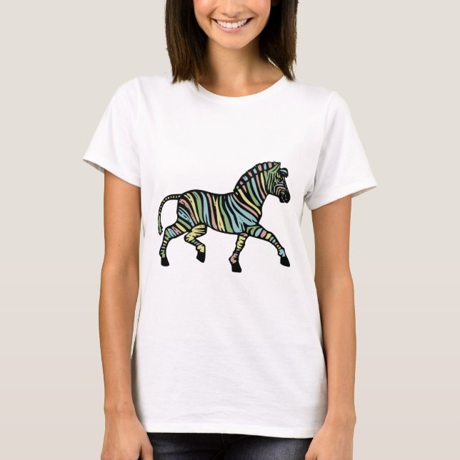 Zebra einer anderen Farbe T-Shirt (Vorderseite)