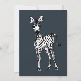 Zebra Einladung