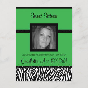 Zebra, Einladung zum Geburtstag