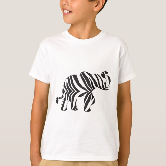 Zebra Elephant T-Shirt (Vorderseite)