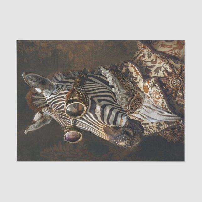 Zebra Extravaganza13 Seidenpapier (Vorderseite)