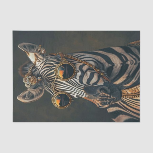 Zebra Extravaganza15 Seidenpapier (Vorderseite)