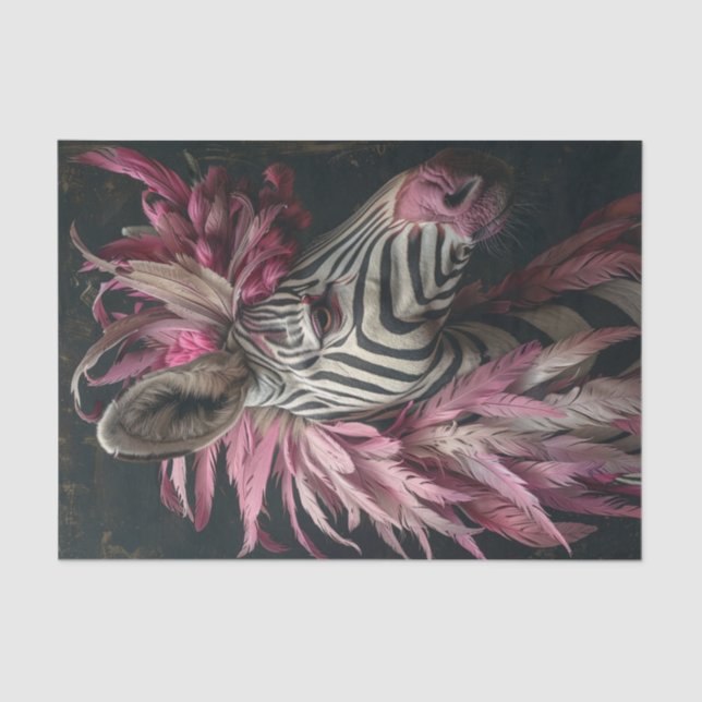 Zebra Extravaganza3 Seidenpapier (Vorderseite)