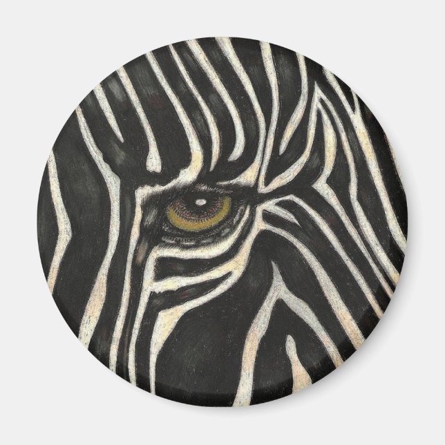 Zebra Eye Magnet (Vorne)