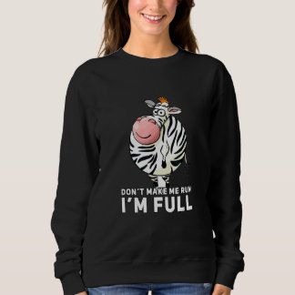 Zebra Fett Tier Sweatshirt