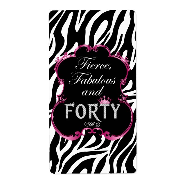 Zebra Fierce Fabulous and Vierty Wine (Vorne)