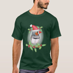 Zebra-Finale Weihnachtsstil T-Shirt