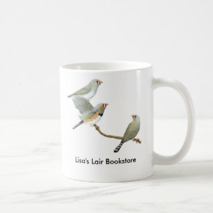 Zebra-Fink-Trio - Taeniopygia guttata Promo Tasse