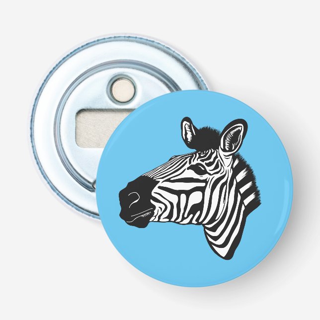 Zebra Flaschenöffner (Vorderseite)