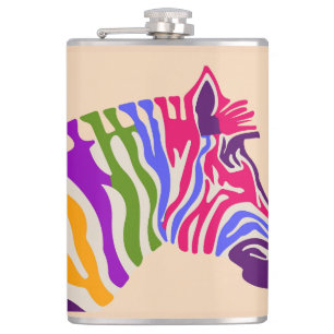 Zebra Flask Flachmann