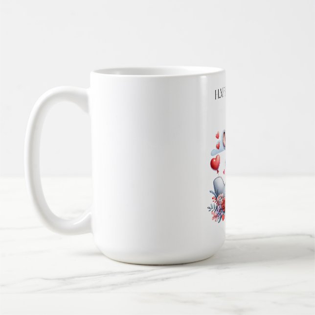 Zebra-Flugzeug-Geburtstag Kaffeetasse (Links)