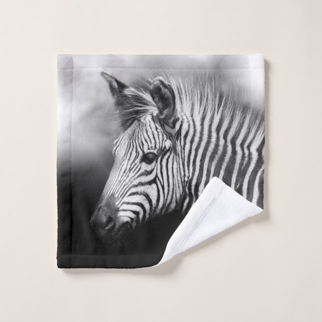 Zebra Foal Waschlappen (Waschlappen)