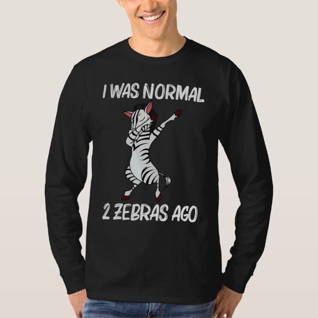 Zebra For Men Women African Zoo Animal  1 T-Shirt (Vorderseite)
