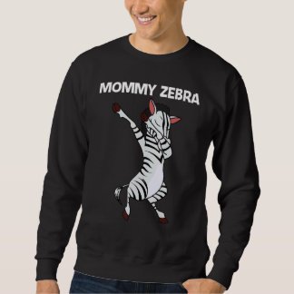 Zebra für Frauen Mutter Afrikanisches Zoo-Tier   Sweatshirt