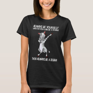 Zebra für Männer Frauen Afrikanisches Zoo-Tier  5 T-Shirt
